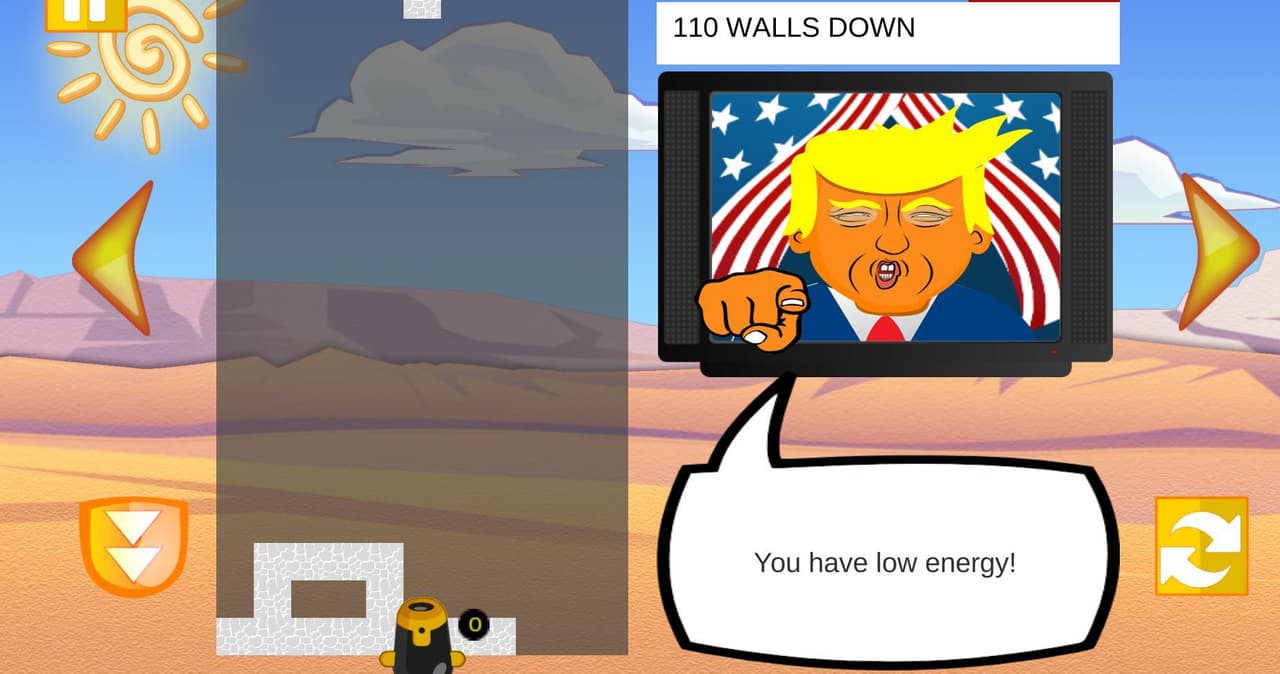 Trumps Great Wall- Build the wall puzzle game