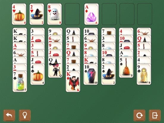 FreeCell Halloween screenshot 4