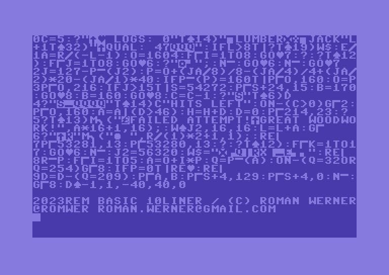 Lumberjack (C64) by romwer