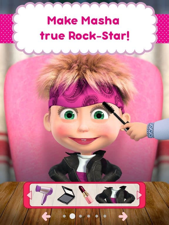 Masha and the Bear: Hair Salon screenshot 3