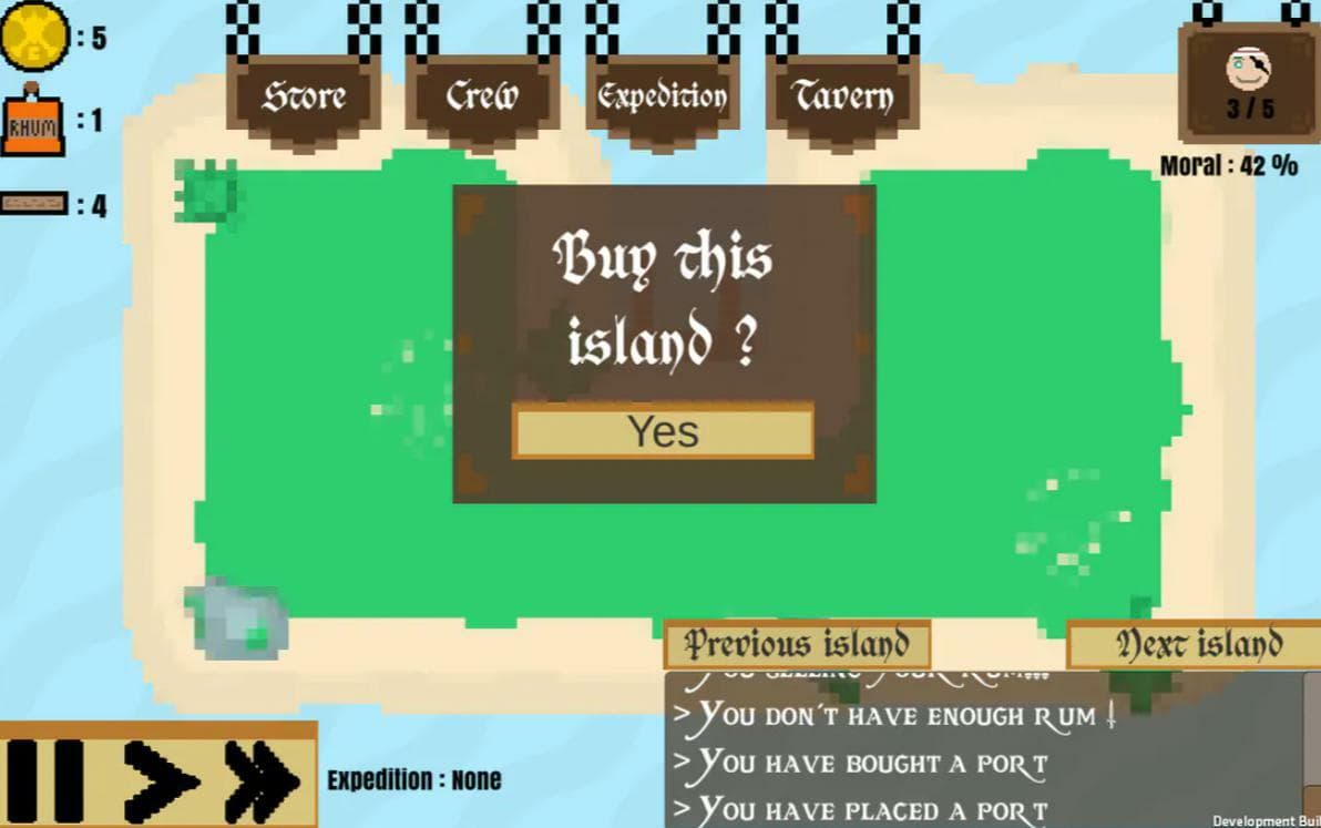 Piracy: A pirate creek management game