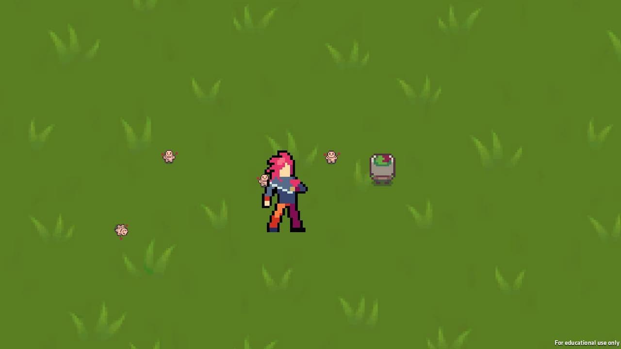 A Game That Has A Player And Monsters