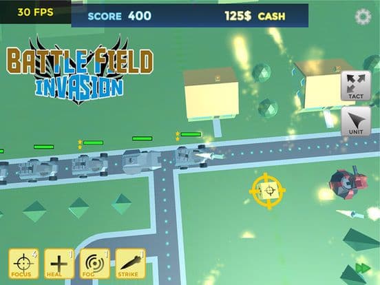 BATTLE FIELD INVASION - FREE 3D WAR STRATEGY GAME screenshot 2