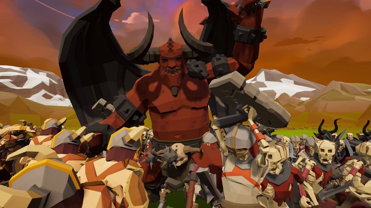 Polygon Fantasy Battle Simulator