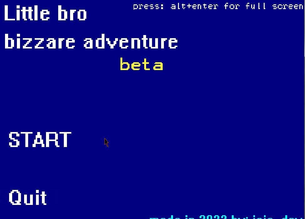 Little bro-bizzare adventure screenshot 2