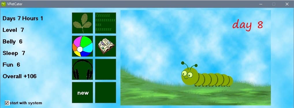 Virtual Pet Caterpillar 1.0 screenshot 6