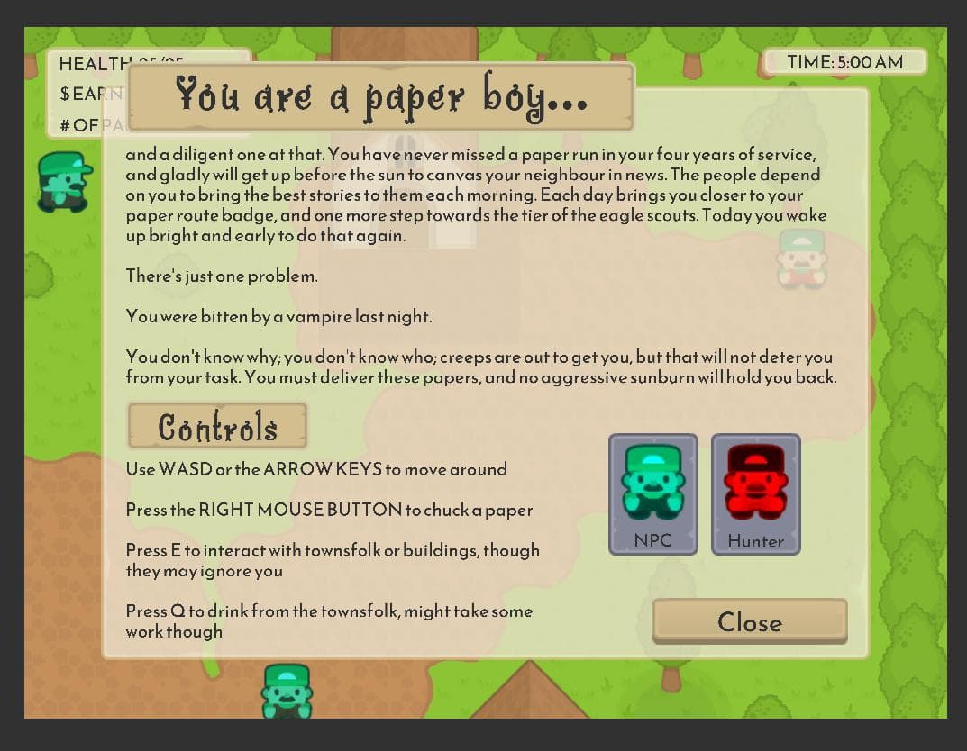 Vampires Paper Route screenshot 3