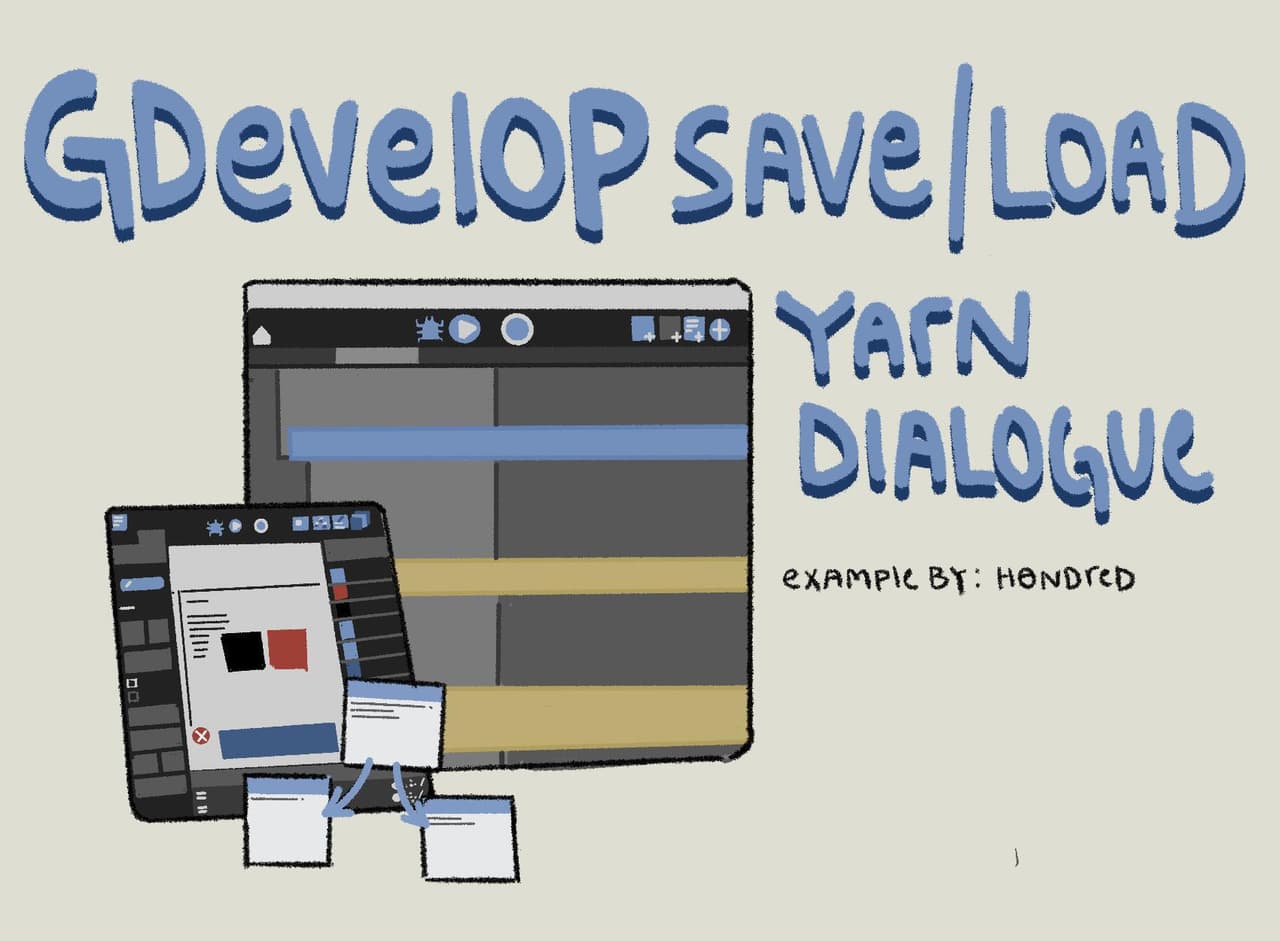 GDevelop Save/Load Yarn Dialogue