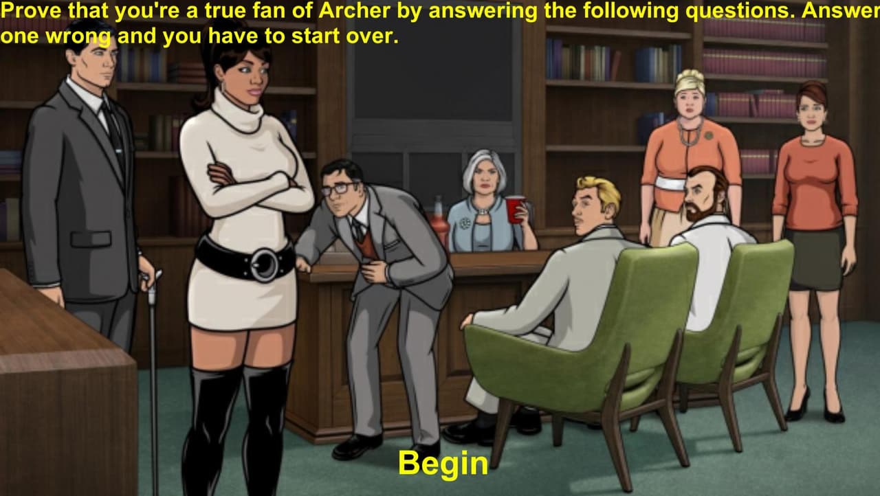 Archer Trivia Game screenshot 2