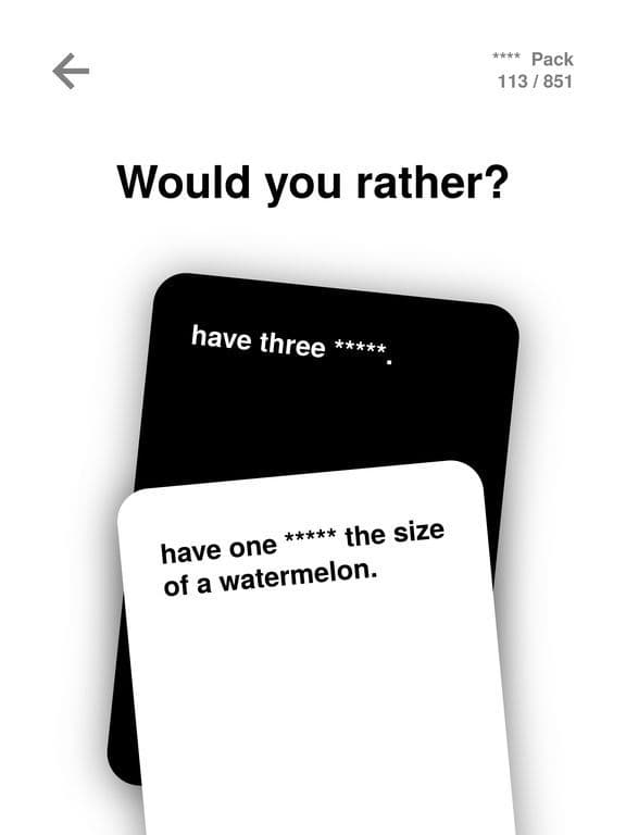 Would You Rather Dirty & Evil screenshot 3