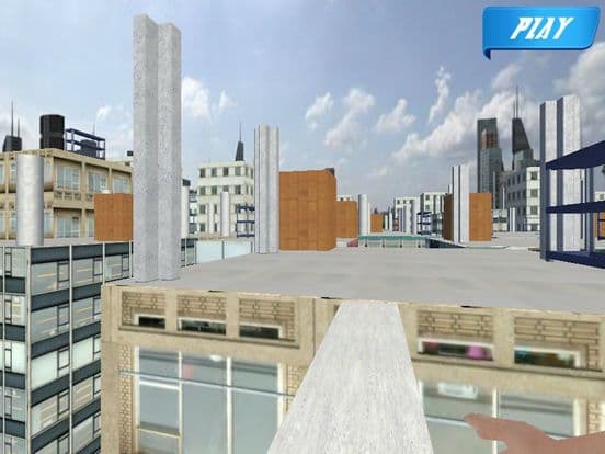 Roof Runner Jump - VR Google Cardboard screenshot 2