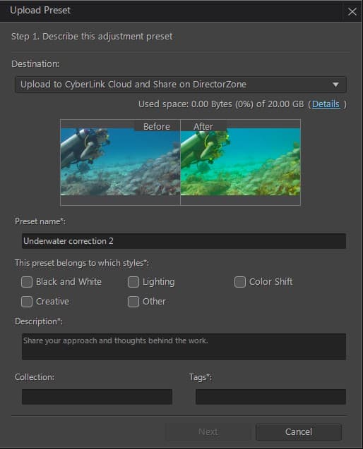 CyberLink ColorDirector 4 screenshot 2