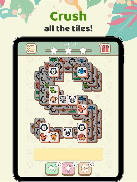 3 Tiles - Animal Mahjong Match screenshot 5