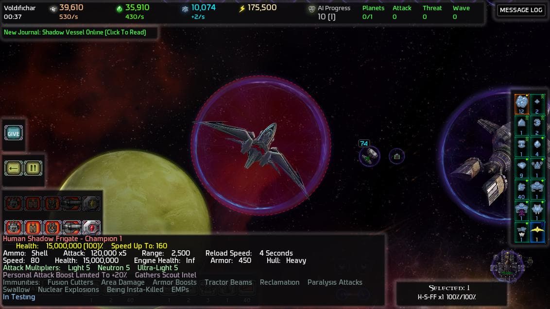 AI War: Ancient Shadows screenshot 2