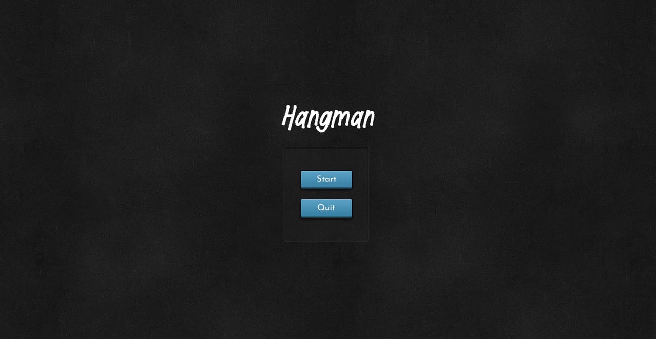Hangman (itch) (MrBlack) screenshot 2