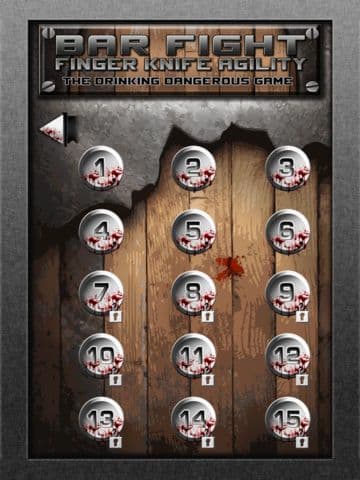 Bar Fight Finger Knife Agility: The drinking dangerous game - Free Edition screenshot 3