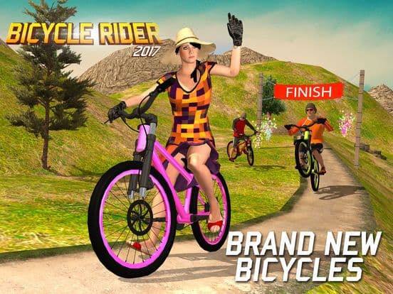 Offroad bicycle rider - uphill mountain BMX rider screenshot 5