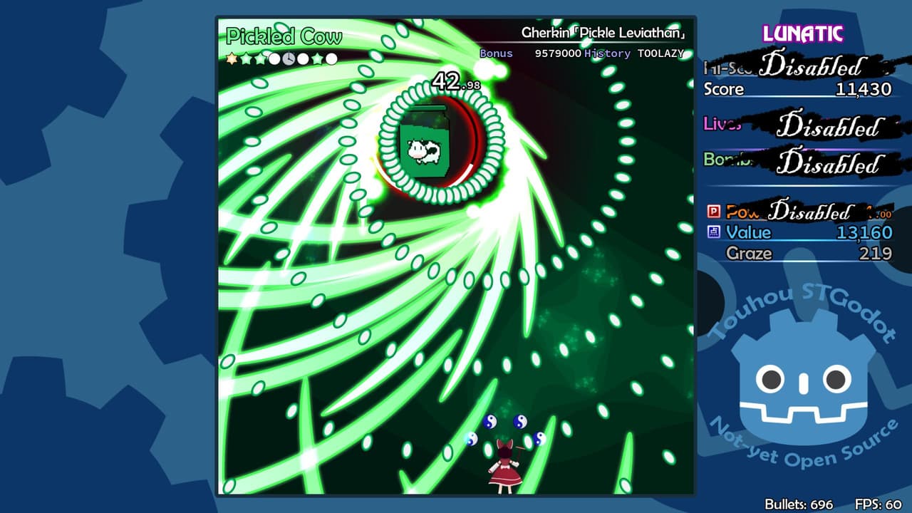 Touhou BHA4 - Bovine Brine Brawl screenshot 2