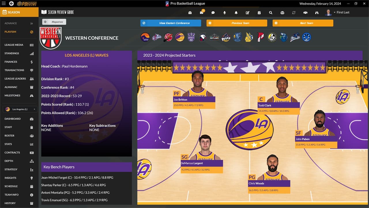 Draft Day Sports: Pro Basketball 2023 screenshot 6