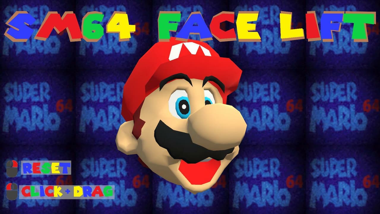 SM64 Mario Gets A Face Lift