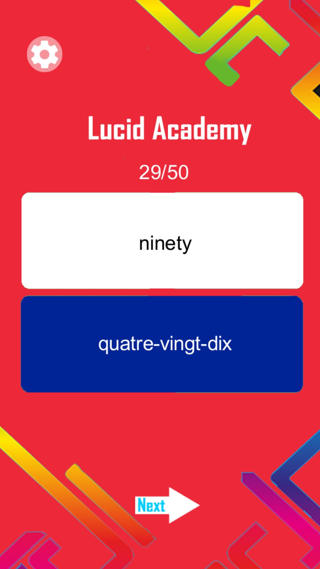 Lucid Academy French-English screenshot 5
