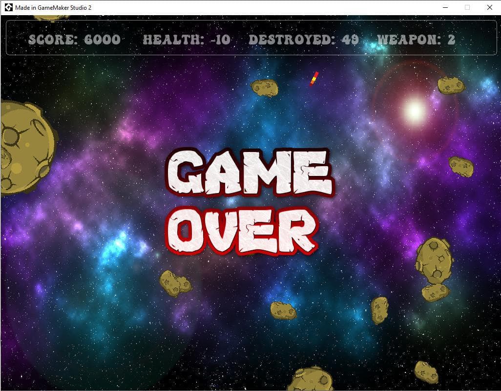 Asteroid - - Accessible Game - Simple Control System