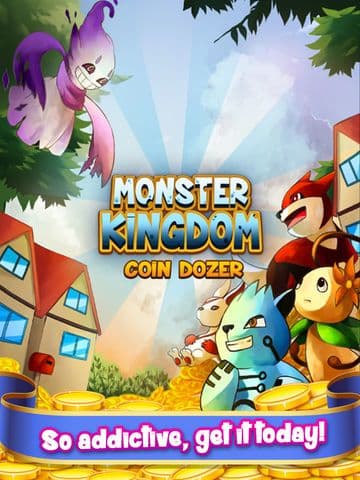 3D Monster Kingdom Coin Dozer - Cute Creature Collector Arcade Game FREE! screenshot 2