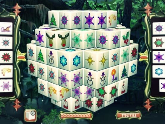 Fairy Mahjong Christmas Puzzle screenshot 2
