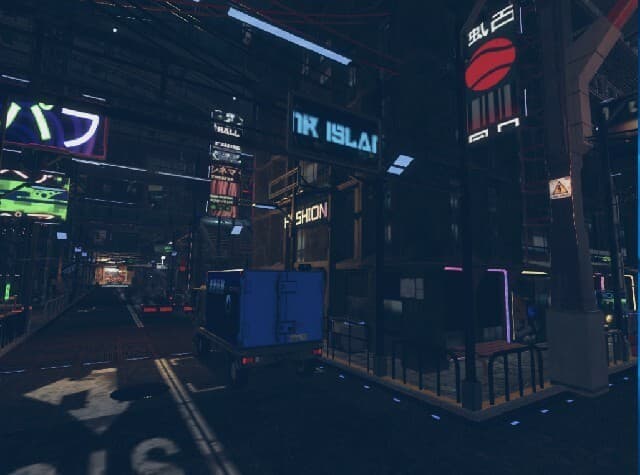 VR Bike Tour/Exercise in 22nd Century World screenshot 2