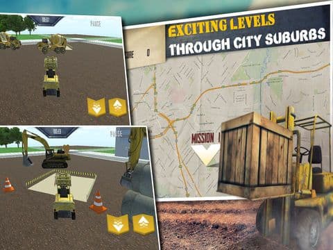 Heavy Construction Simulator- Drive a forklift through the city suburbs to become a construction master screenshot 3