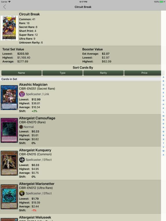Card Prices: Yu-Gi-Oh Edition screenshot 4