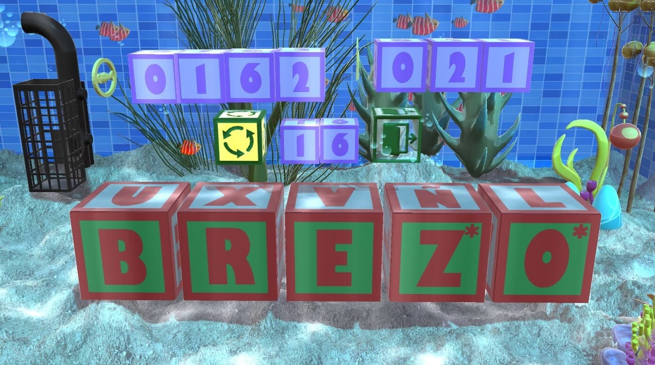 3D CUBE WORD GAME screenshot 3
