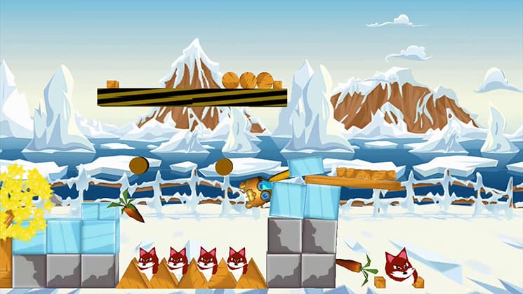Angry Bunnies: Colossal Carrot Crusade screenshot 2