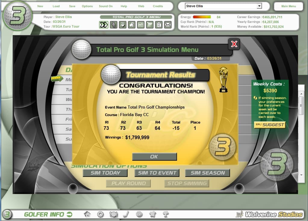 Total Pro Golf 3 screenshot 6