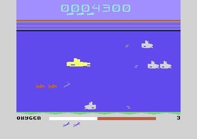 Seaquest (Commodore 64 / 128) screenshot 3