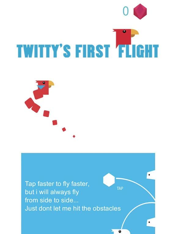 Twittys First Flight - Free birds endless arcade Game screenshot 2