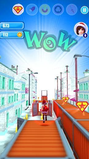 Santa Girl Run Xmas & Advent screenshot 2