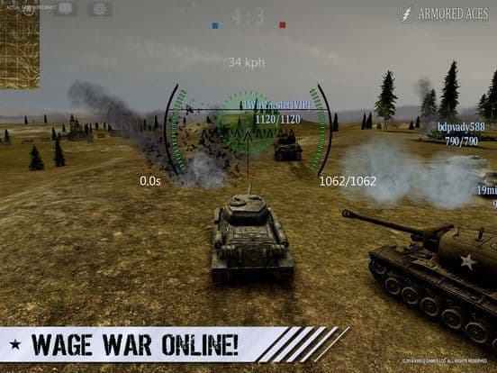 Armored Aces - Tank War Online screenshot 5