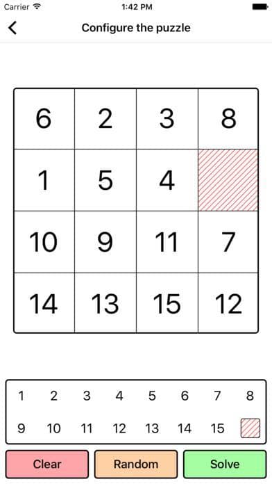Solve your 15-Puzzle screenshot 3