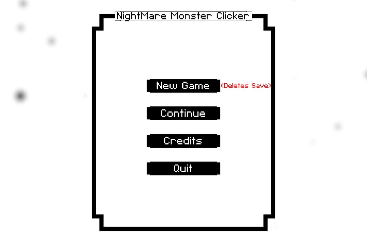 Nightmare Monster Clicker