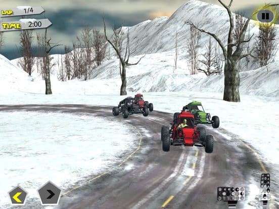 Buggy Car Snow Downhill Racing screenshot 3