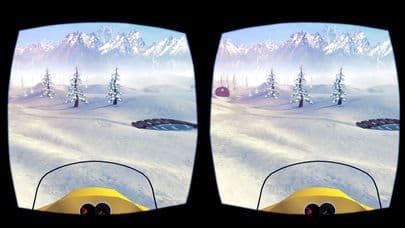 Snowmobile Simulator: VR Game for Google Cardboard