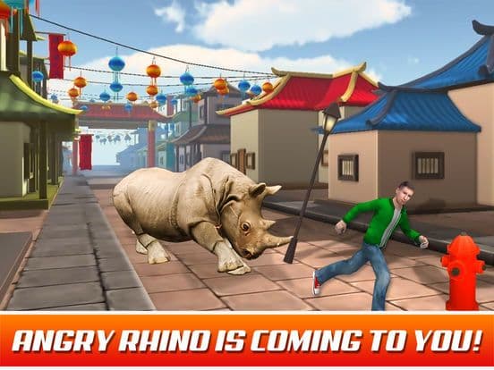 Ultimate Rhino Simulator - Animal Survival games screenshot 2