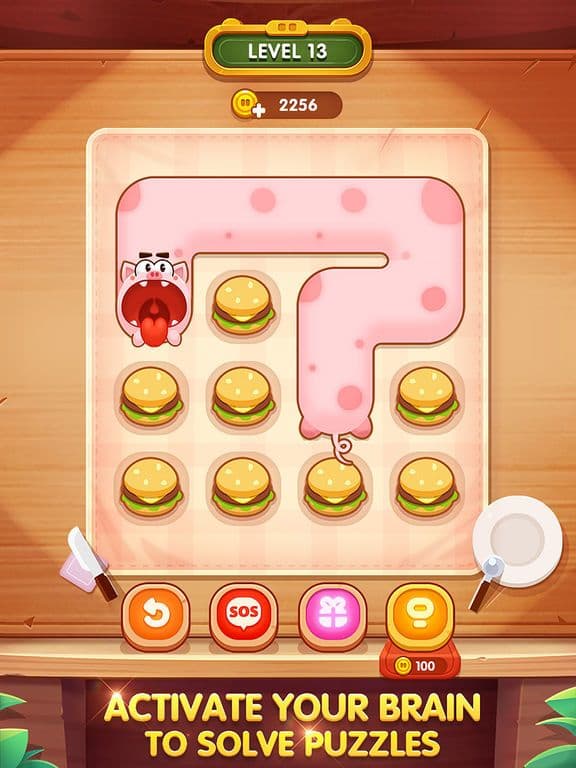 Foodie - Fill One Line Puzzle screenshot 2