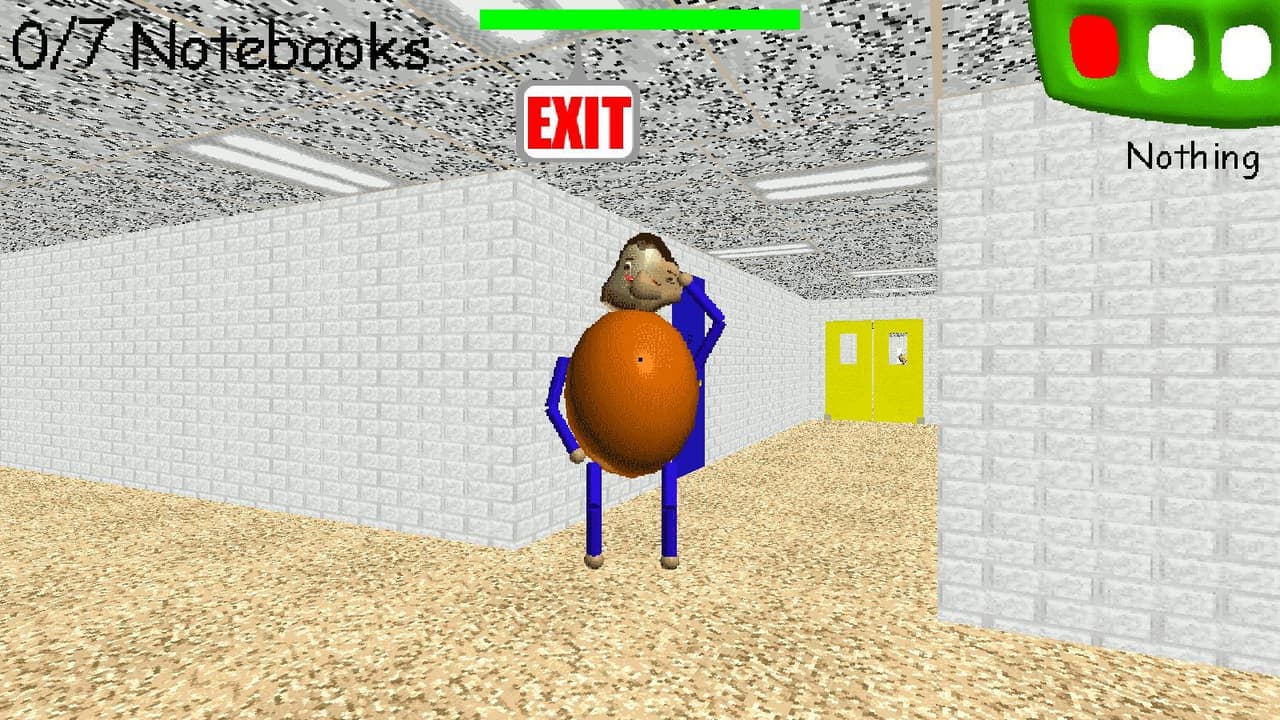 Mrs. Pomp helps Baldi screenshot 2