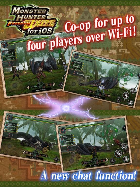 MONSTER HUNTER FREEDOM UNITE for iOS screenshot 2