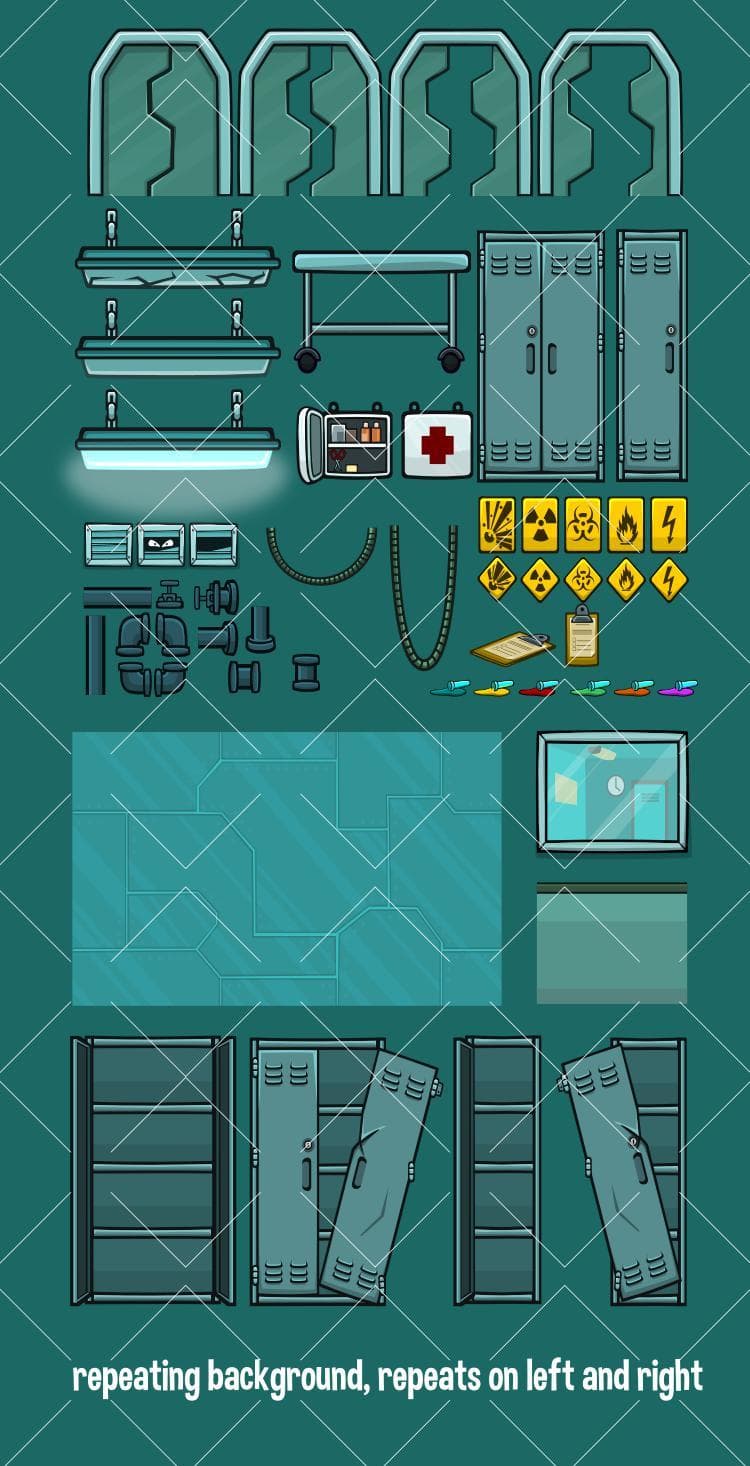 Mega laboratory scene creation kit