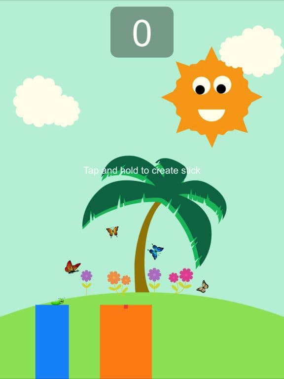 Worm Ninja Stick Hero for Kids screenshot 2