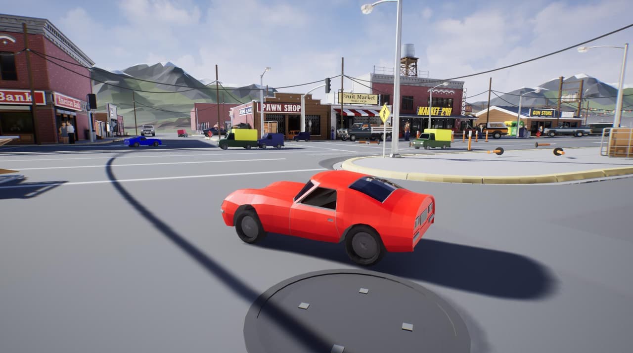 Crazy Drivers In Sun Town: MiniCars