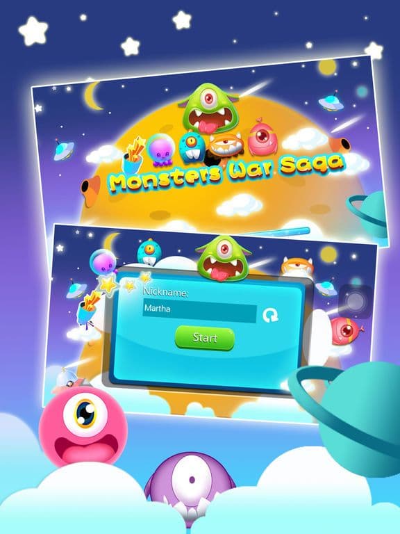 Monsters War Saga - Eat Them All